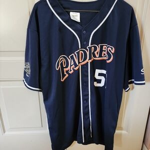 Padres Major League Hoffman's #51 Navy Baseball Jersey